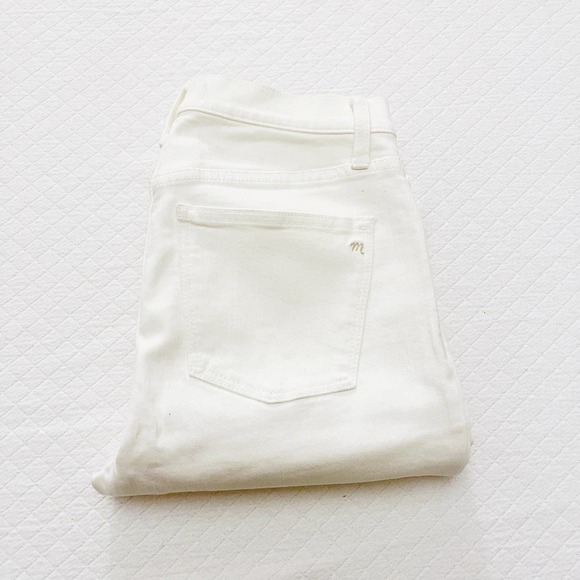 Madewell High Riser Skinny Cream Skinny Jeans Style C1741 SZ26 - Picture 9 of 9